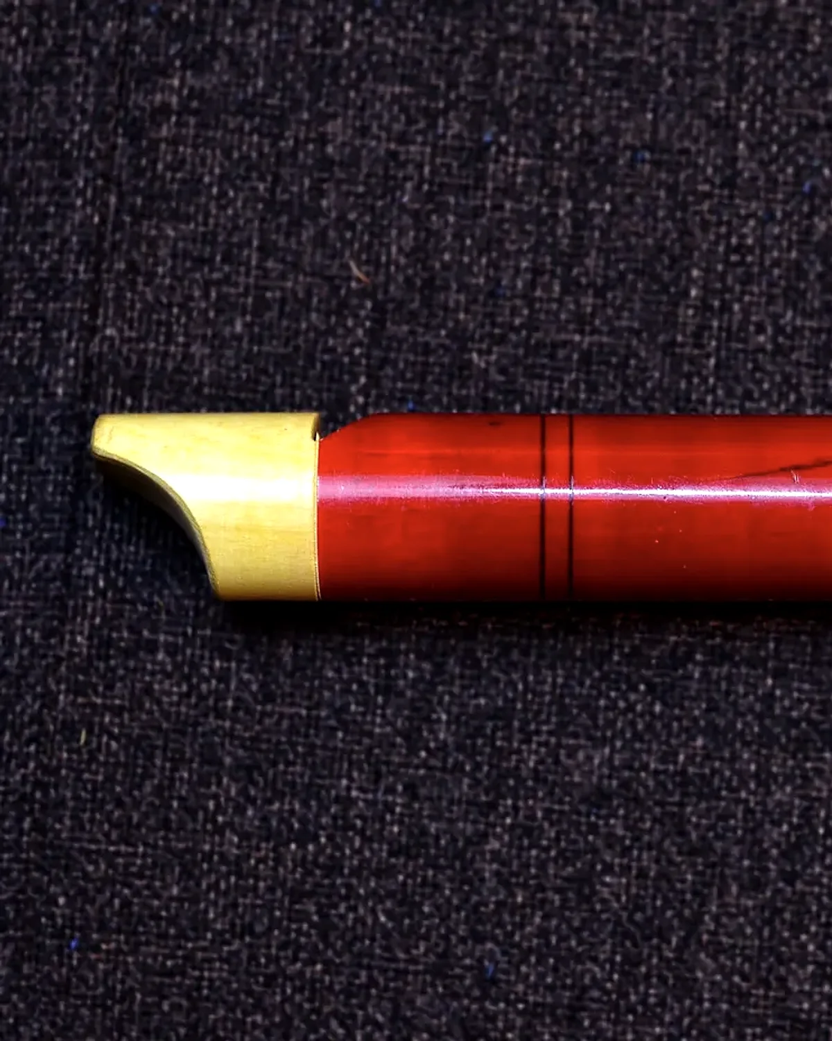 Channapatna lacquerware — Toy flute from Channapatna, Karnataka, India