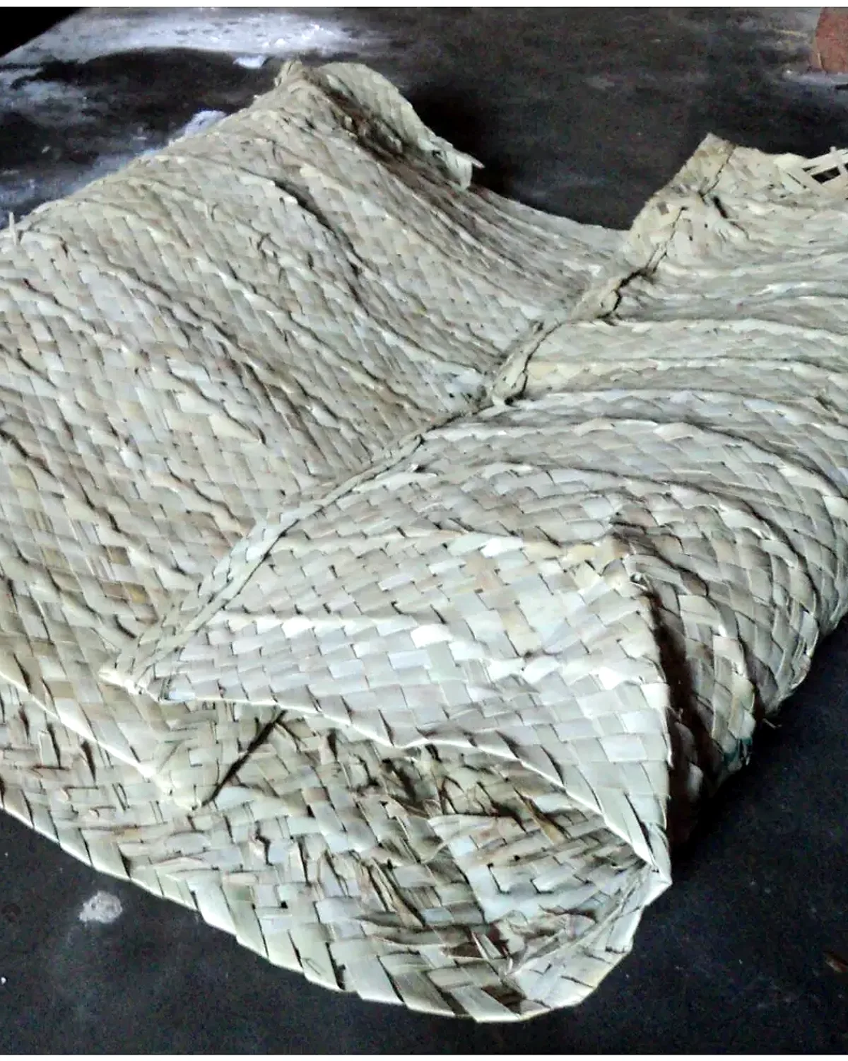 Paddy and vetiver weaving — Plam-leaf mat, Tamil Nadu472