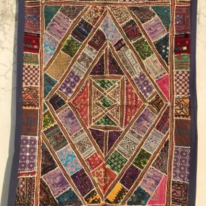 Handmade art & craft, patchwork designs from Rajasthan, rural craft of India